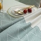 preview thumbnail 4 of 3, Enova Home High Quality Rectangle Cotton and Linen Tablecloth with Tassels (White)