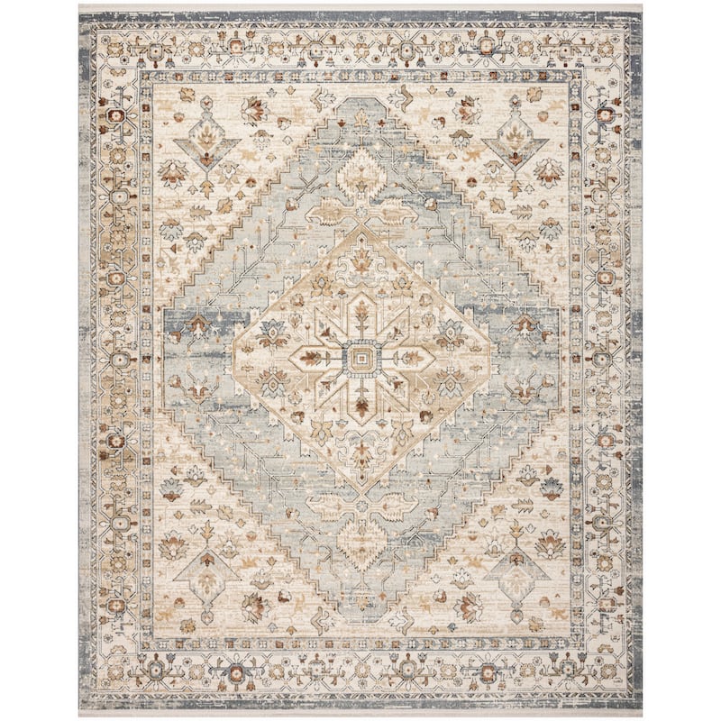 Nourison Pardis Indoor only Blue Persian Area Rug