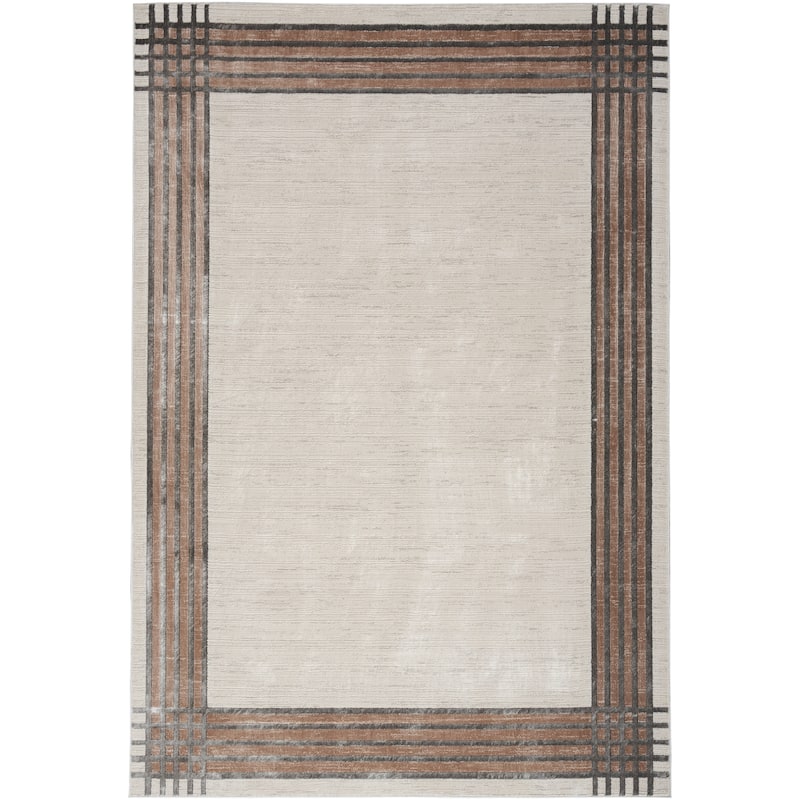 Nourison Desire Indoor Area Rug - 5' 3" x 7' 3" - Ivory/Silver - Rectangle