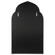 preview thumbnail 7 of 5, Arch Framed Wall Mirror - 40" - Matte Black Finish