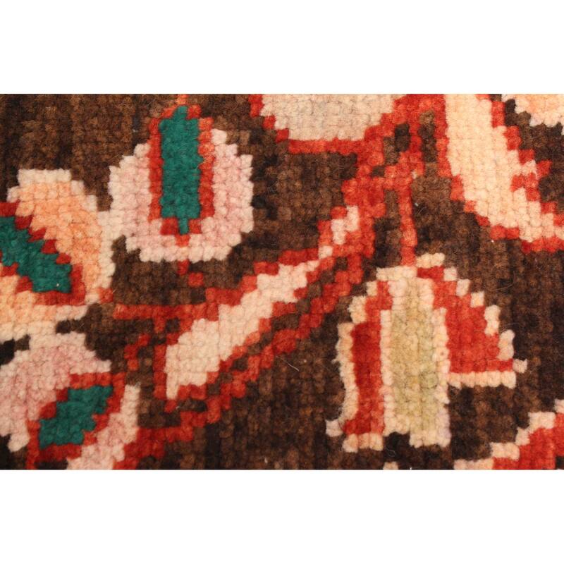 ECARPETGALLERY Hand-knotted Andelz Dark Brown Wool Rug - 4'0 x 6'6