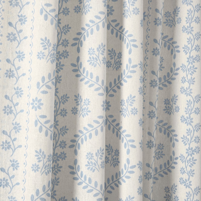 Lush Decor Doreen Delicate Floral Window Curtain Panels - 84" x 52"