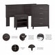 preview thumbnail 17 of 28, Somerset Full/Queen Size Headboard Bedroom Set by Bush Furniture