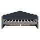 preview thumbnail 10 of 37, Velvet Twin Daybed with Storage Drawers and USB Ports, Upholstered Sofa Bed