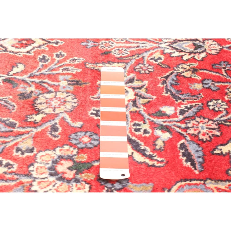 ECARPETGALLERY Hand-knotted Kayseri Red Wool Rug - 4'2 x 7'10