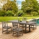preview thumbnail 25 of 92, Versatile Outdoor Dining Sets w Swivel/Folding Chairs & Steel Slat Table and HDPE Dining Table Set for Gardens, Patios