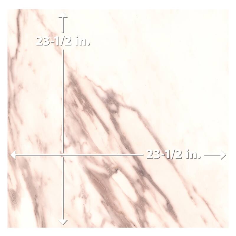 Merola Tile Reve Rose 23-1/2" x 23-1/2" Porcelain Floor and Wall Tile