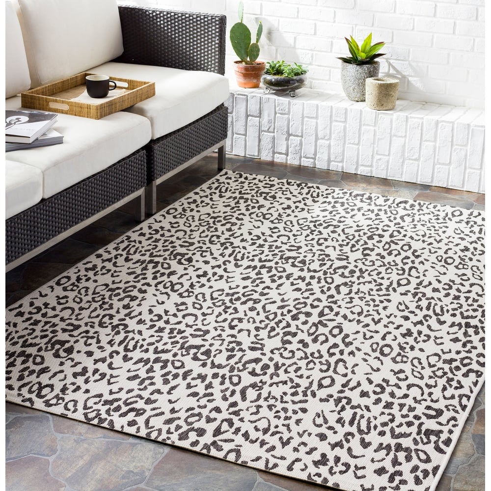 Livabliss Rowdie Indoor/ Outdoor Leopard Print Area Rug