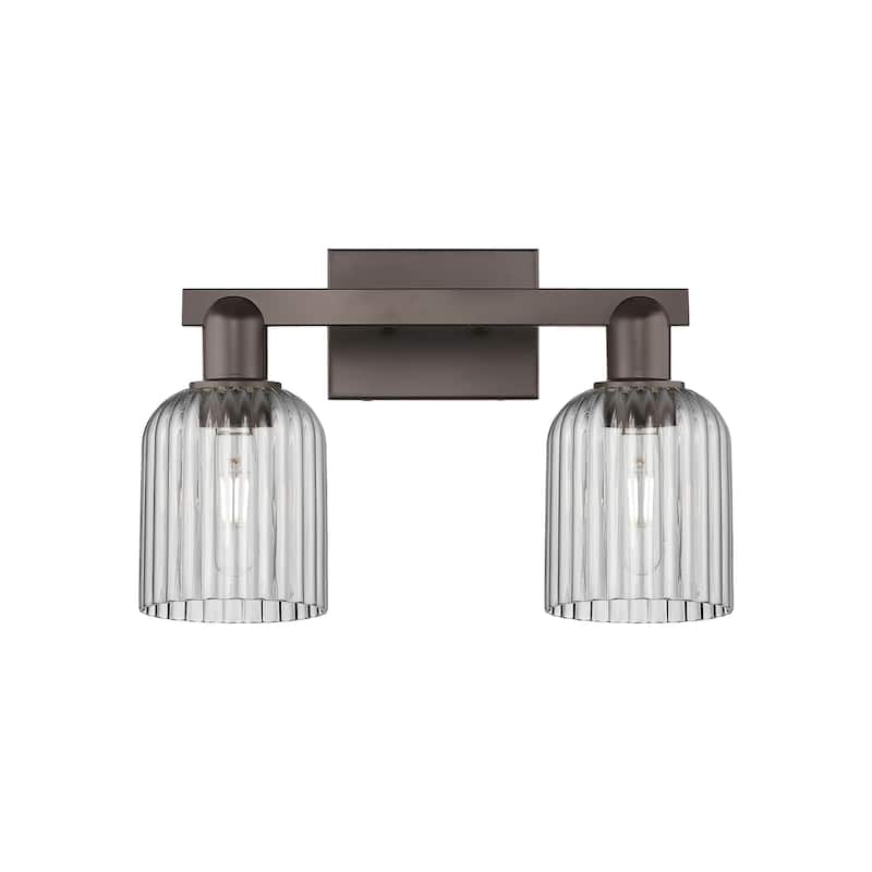 Innovations Lighting Downtown Urban - Bridal Veil - 2 Light 16" Bath Vanity Ligh