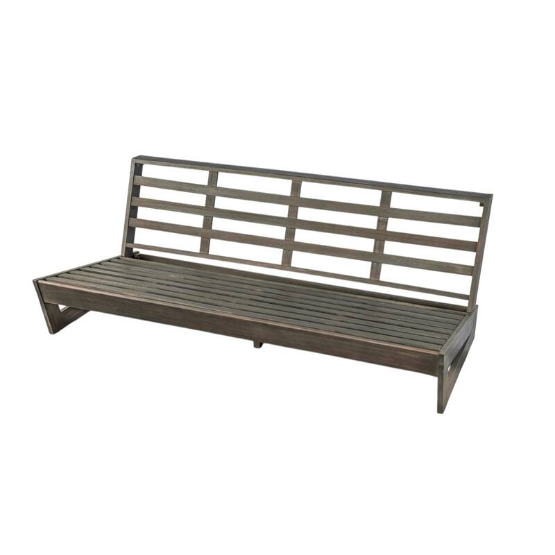 Christopher Knight Home - Sherwood Acacia Outdoor Patio Sofa with Coffee Table Set