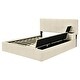 preview thumbnail 26 of 34, Velvet Full Platform Bed with Lateral Storage Compartments