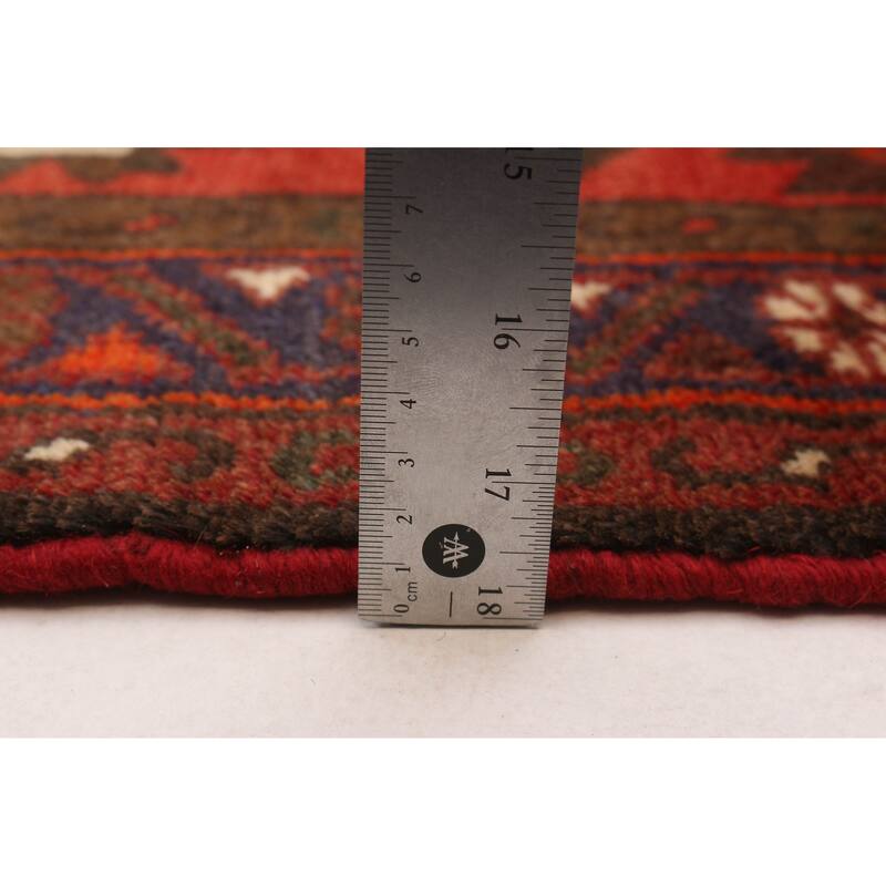 ECARPETGALLERY Hand-knotted Andelz Red Wool Rug - 3'5 x 5'3