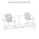 preview thumbnail 10 of 11, Crosley Azalea 3-Piece Retro Outdoor Bistro Set