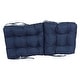 preview thumbnail 37 of 61, Multi-section Tufted Outdoor Seat/Back Chair Cushion (Multiple Sizes)