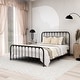 preview thumbnail 27 of 39, Alazyhome Sturdy Metal Platform Bed Frame Black - Queen