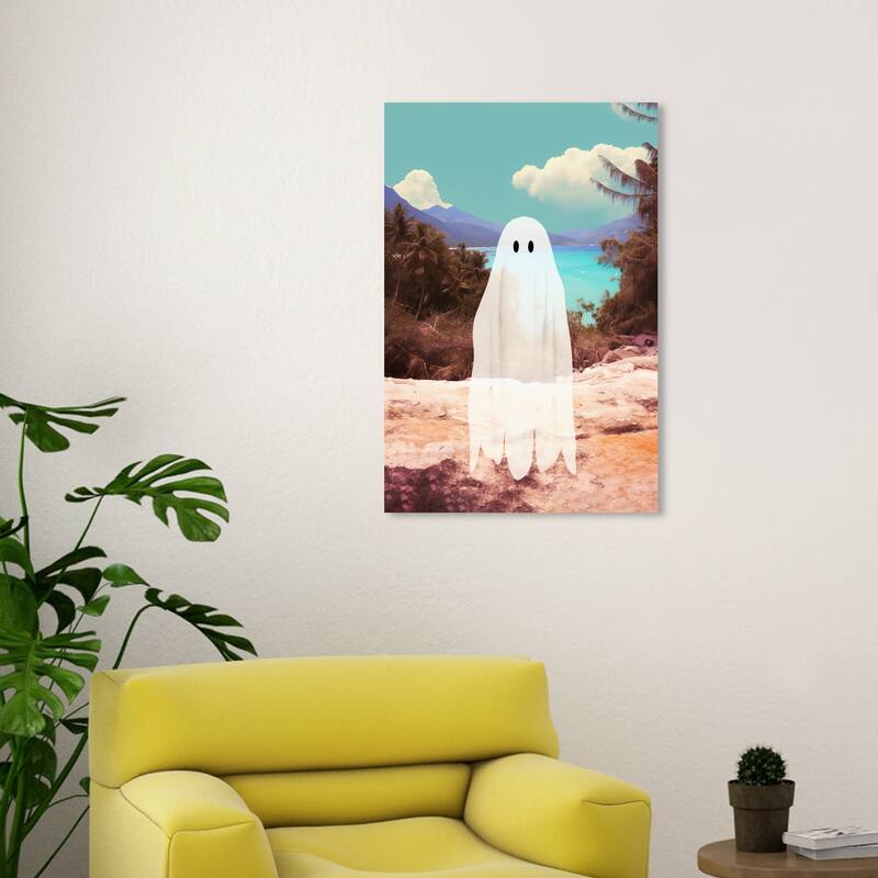 Wynwood Studio Canvas Holiday and Seasonal Fantasmon White and Modern & Contemporary Wall Art Canvas Print