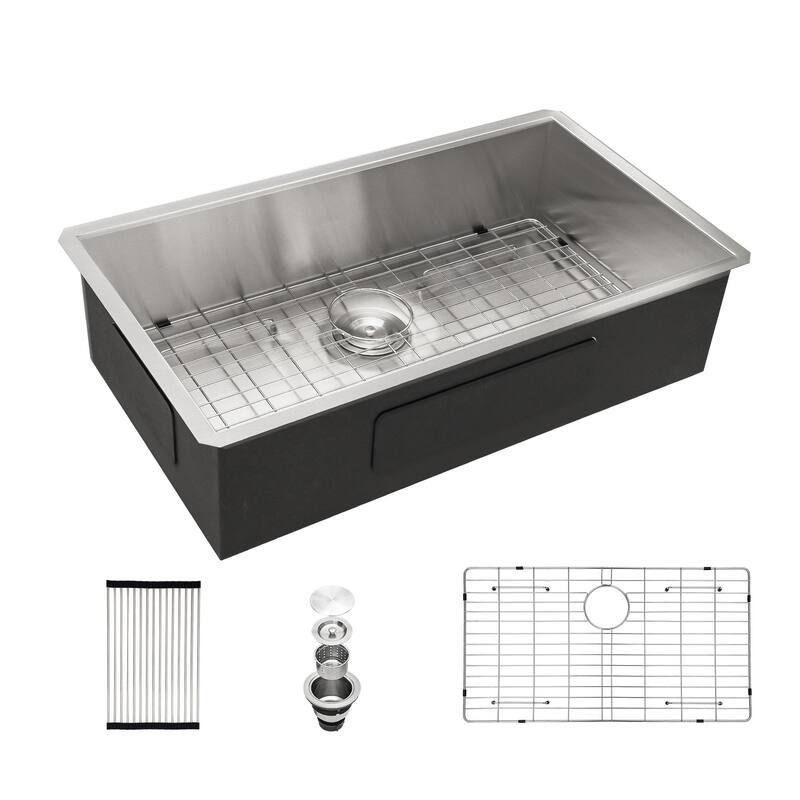 Undermount Single Bowl Stainless Steel Kitchen Sink