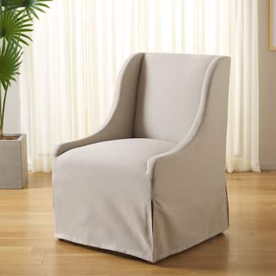 SAFAVIEH Aberdore Slipper Arm Chair (Fully Assembled) - 24Wx26Dx34H
