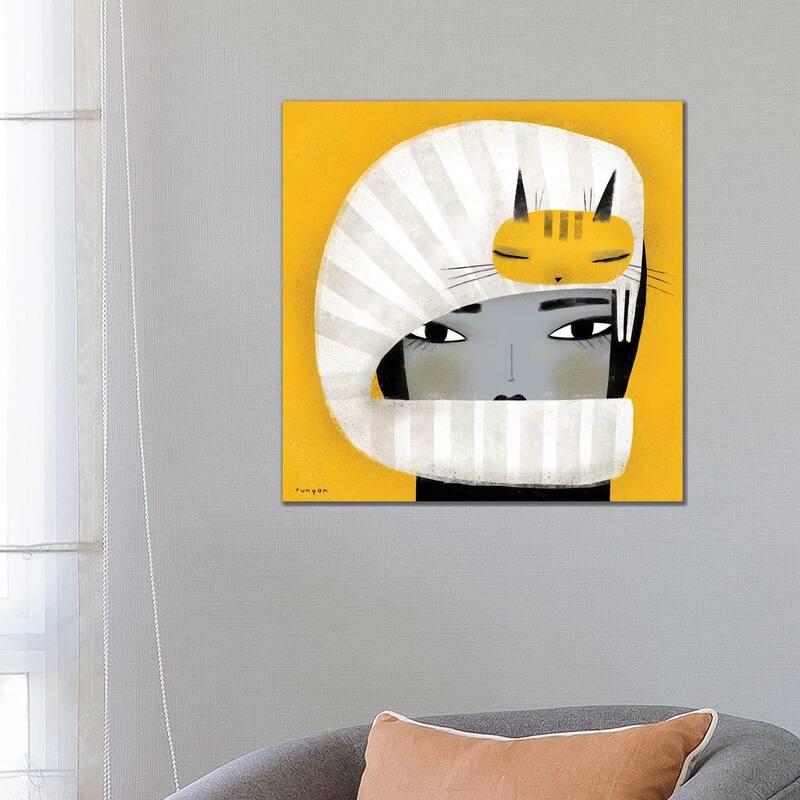 iCanvas "Hat Scarf Combo" by Terry Runyan Canvas Print - 26x26x1.5