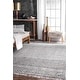 preview thumbnail 8 of 10, Nuloom Handmade Cotton Diamond Chain Fringe Area Rug 3' x 5' - Grey - Rectangle