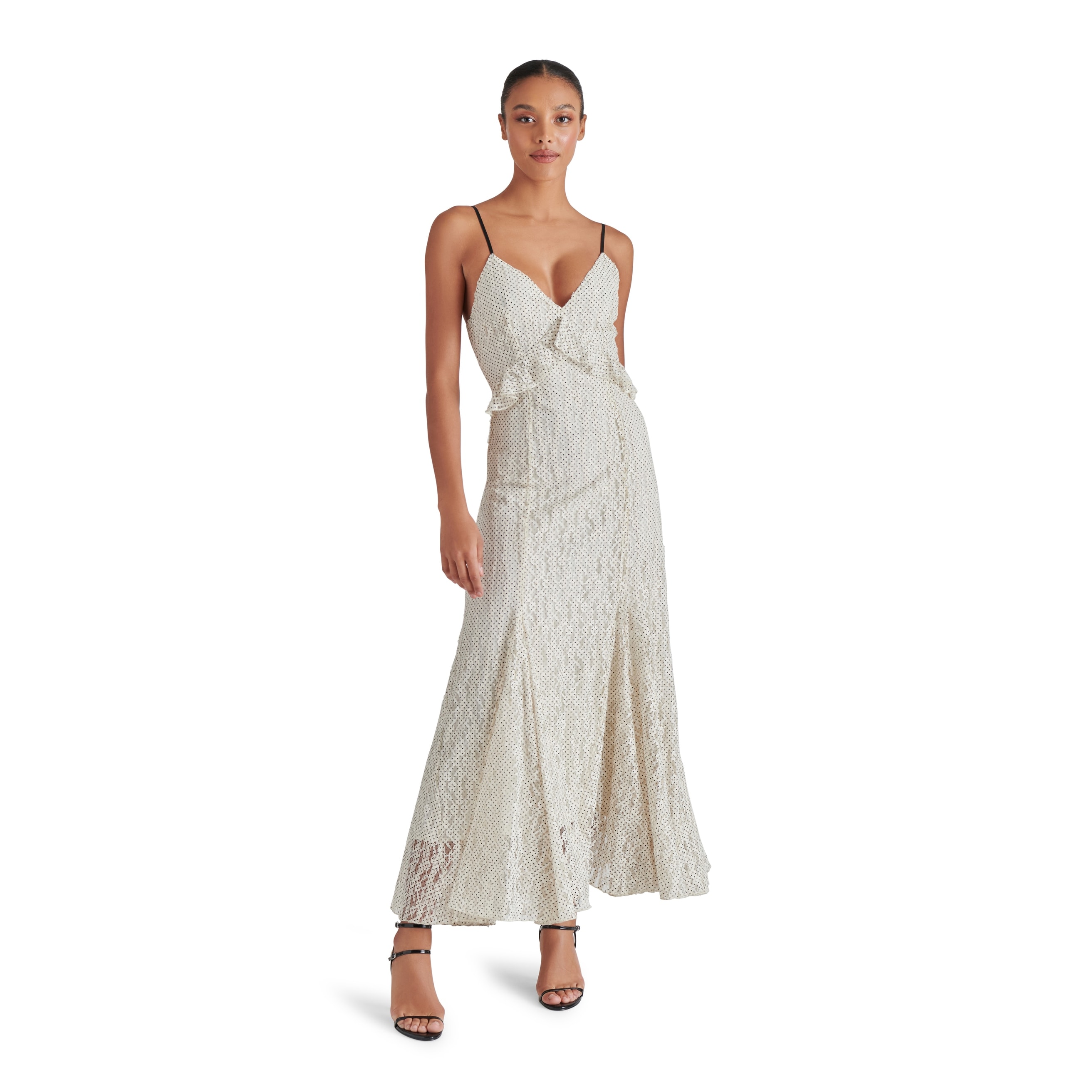 linen blend button through maxi dress Linen Blend Solid Color Square Neck Sleeveless Button Casual Maxi Dre –  prettylilygal main image 1