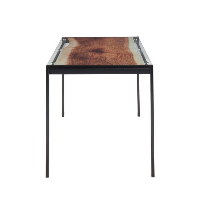 Carbon Loft Yadriel Live Edge Print Dining Table