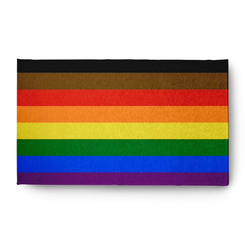 Inclusive Pride Chenille Rug - Inclusive Pride - 3' x 5'