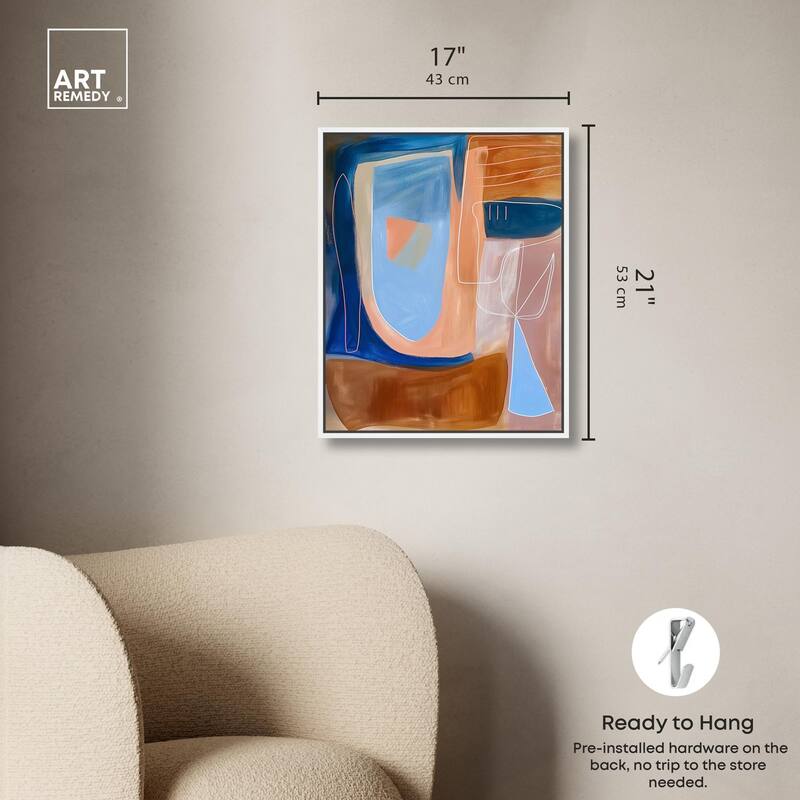 An Abstract Oil II Canvas by Art Remedy