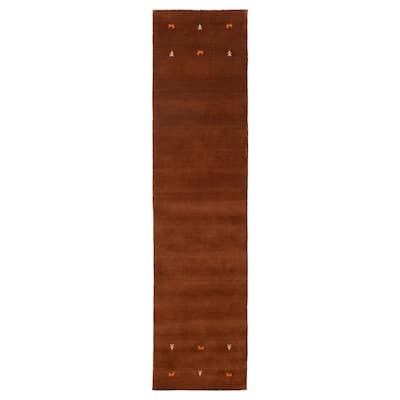 Kashkuli Gabbeh Brown Rug 2'8" x 11'3" - 2'8 x 11'3