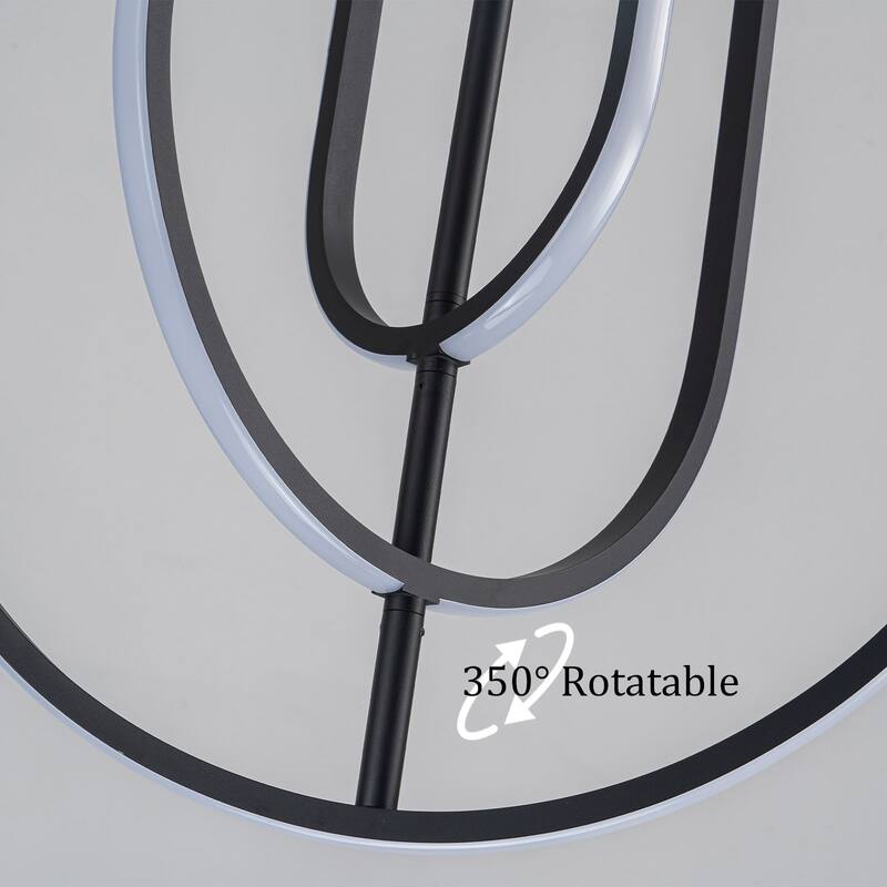 Modern Linear LED Chandelier Kitchen Island Pendant Light - 23.62