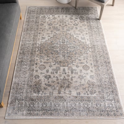 Nuloom Lillith Traditional Medallion Area Rug