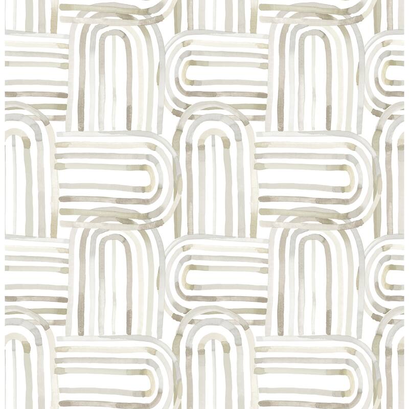 A-Street Prints Lolly Beige Arches Wallpaper
