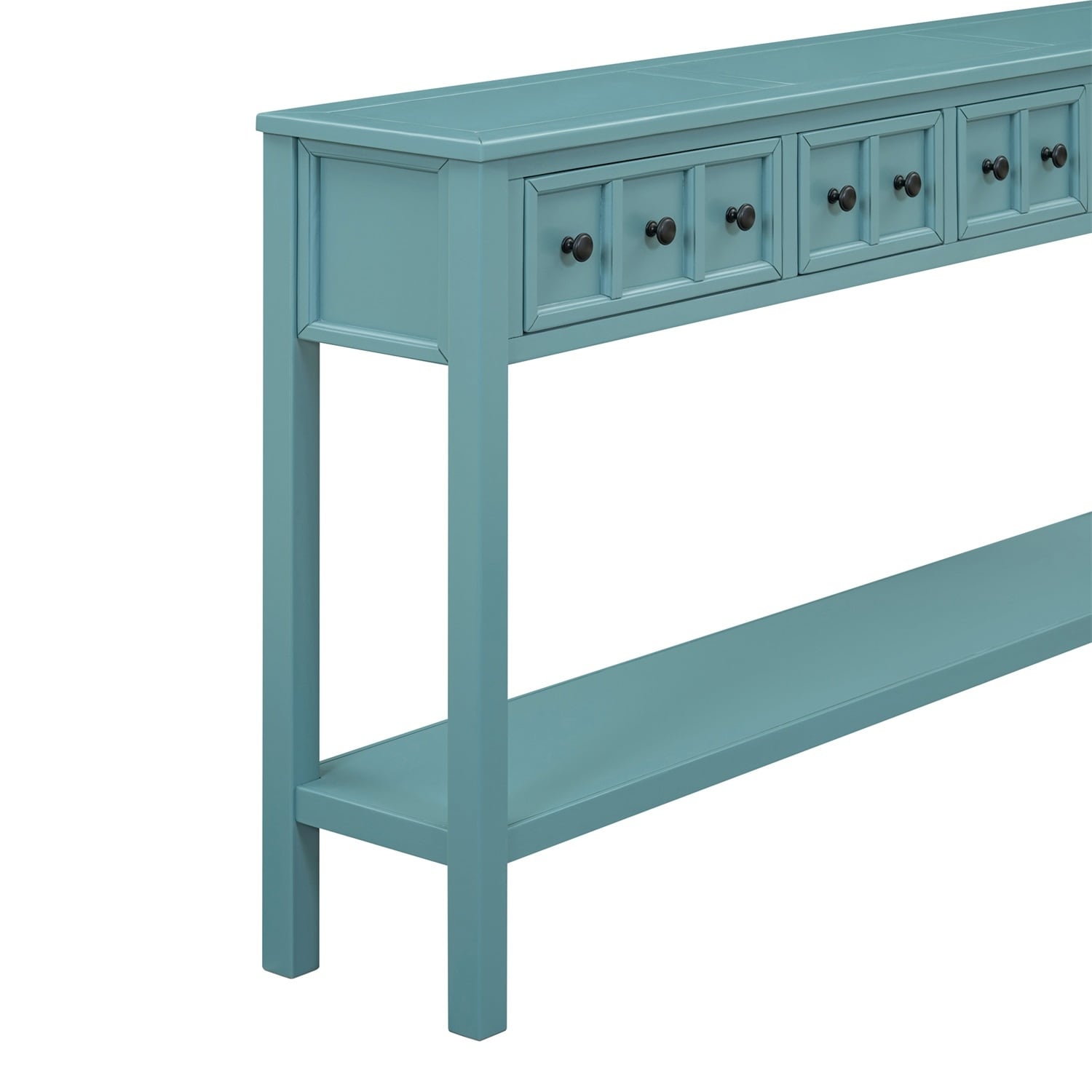 Merax 60" Long Console Table with Different Size Drawers and - Picture 20 of 25