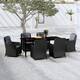 Option Black 78.7" x 39.4" x 29.1" 7-Piece