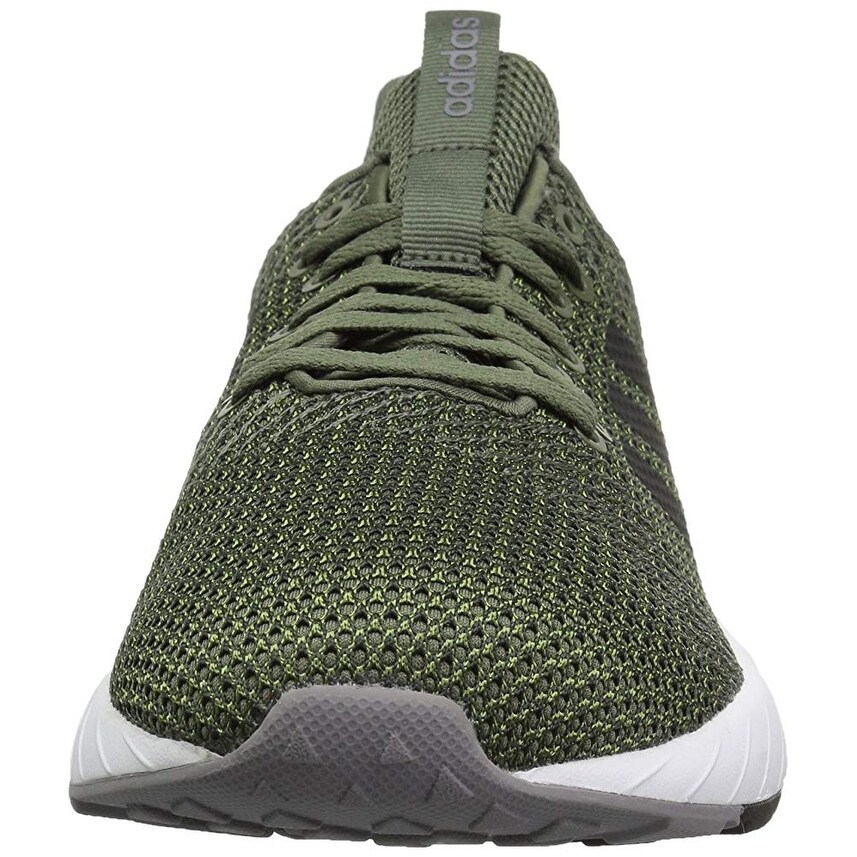Shop Adidas Men S Questar Byd Running Shoe Base Green Black Grey
