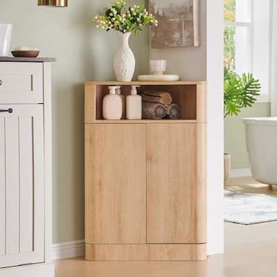 Modern Corner Cabinet,Storage Cabinet for Bathroom,Living Room,Kitchen