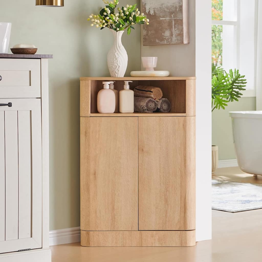 Modern Corner Cabinet,Storage Cabinet for Bathroom,Living Room,Kitchen