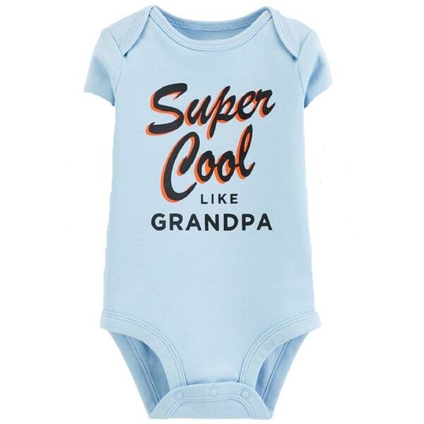 Shop Carter S Baby Boys Super Cool Like Grandpa Collectible Bodysuit Overstock 26971515