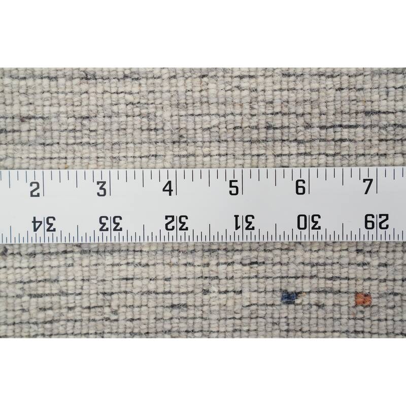 Hand Knotted Oriental 100% Wool Carpet Tribal Animal Pictorial Greys & Charcoal Gabbeh Area Rug - 7' 9'' X 5' 1''