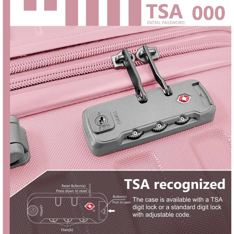 Luggage Sets 6 Piece with Duffel Bags, Hardside Expandable Suitcases with Spinner Wheels TSA Lock, Cream