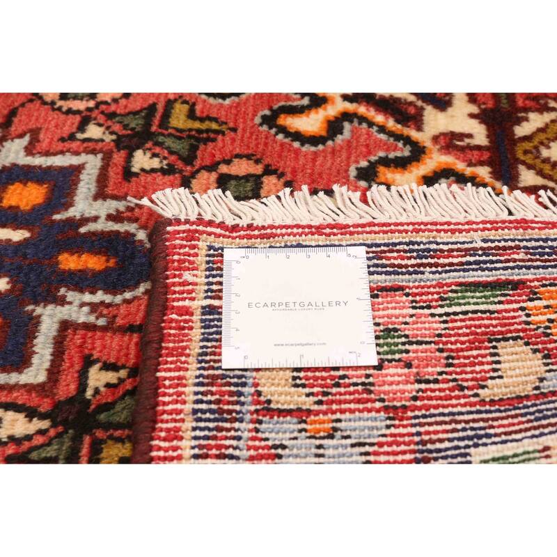 ECARPETGALLERY Hand-knotted Andelz Red Wool Rug - 3'4 x 4'9