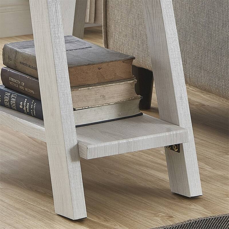 Contemporary Wood Shelf Side Table