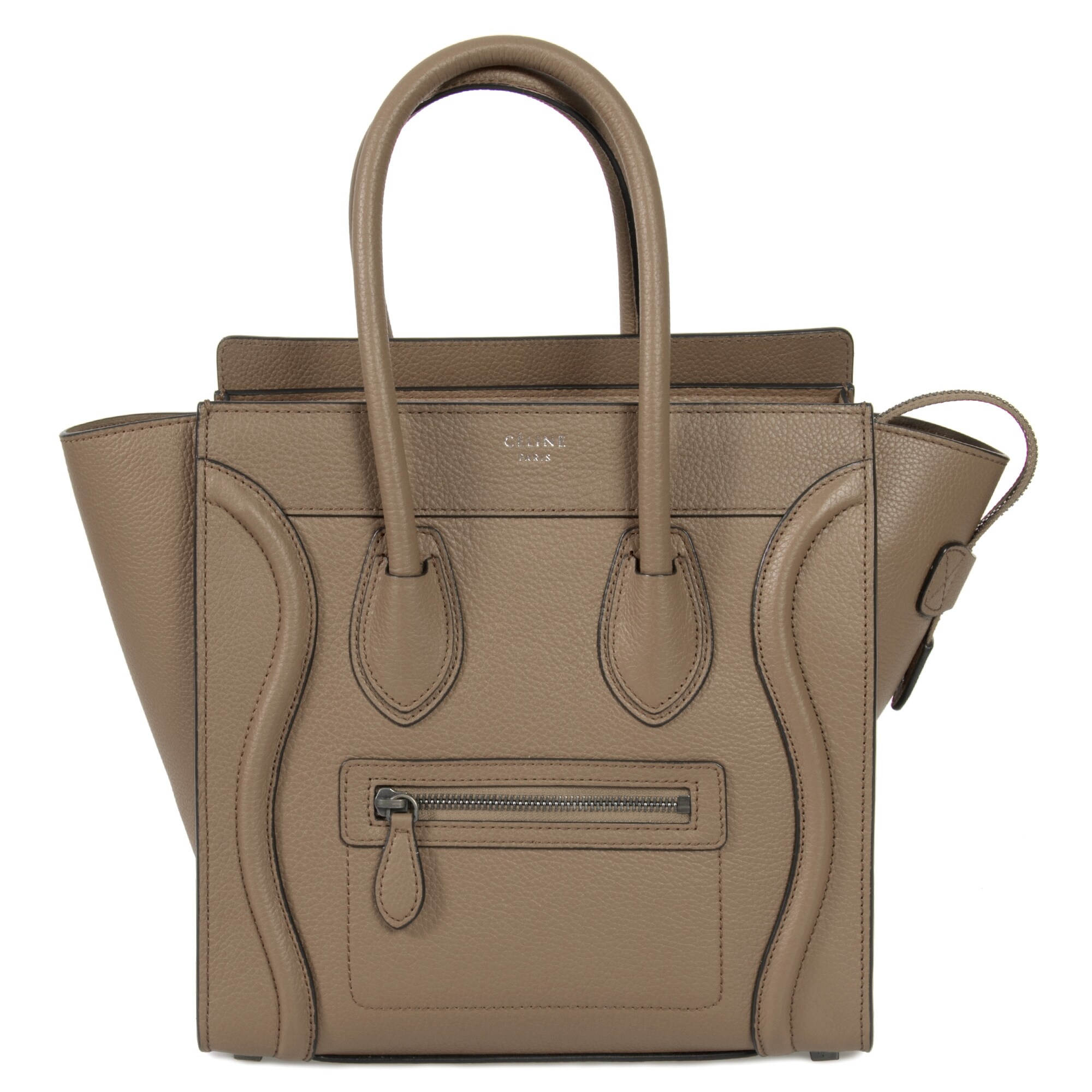 celine micro luggage dune