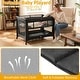 preview thumbnail 7 of 18, Gymax Portable Baby Playard w/Soft Mattress Breathable Mesh Sides