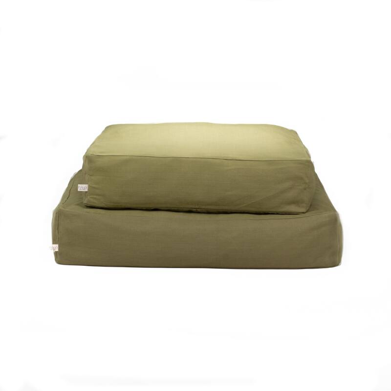 Polo & Luna London Fields Pet Bed Cushion Cover - Green