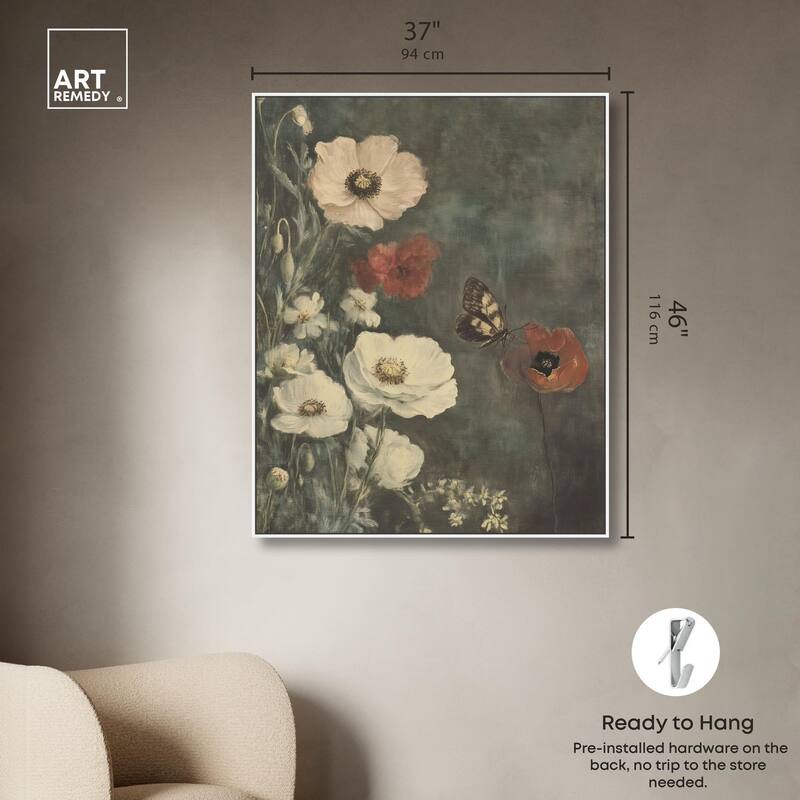 Vintage Botanicals I Canvas by Art Remedy