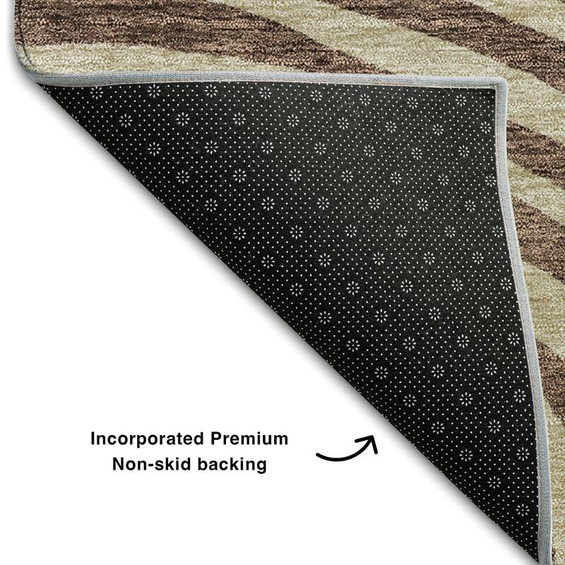 Premium Washable Super Soft Modern Mesmerize Mayfield Rug