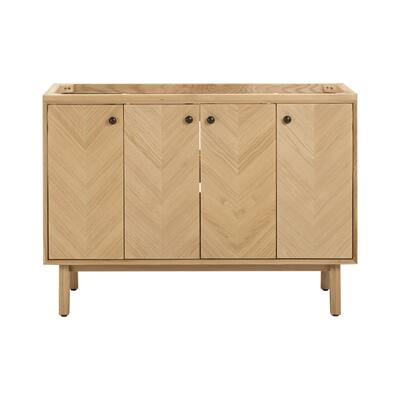 Avanity Adele 48 in. Vanity Only in Natural Oak finish