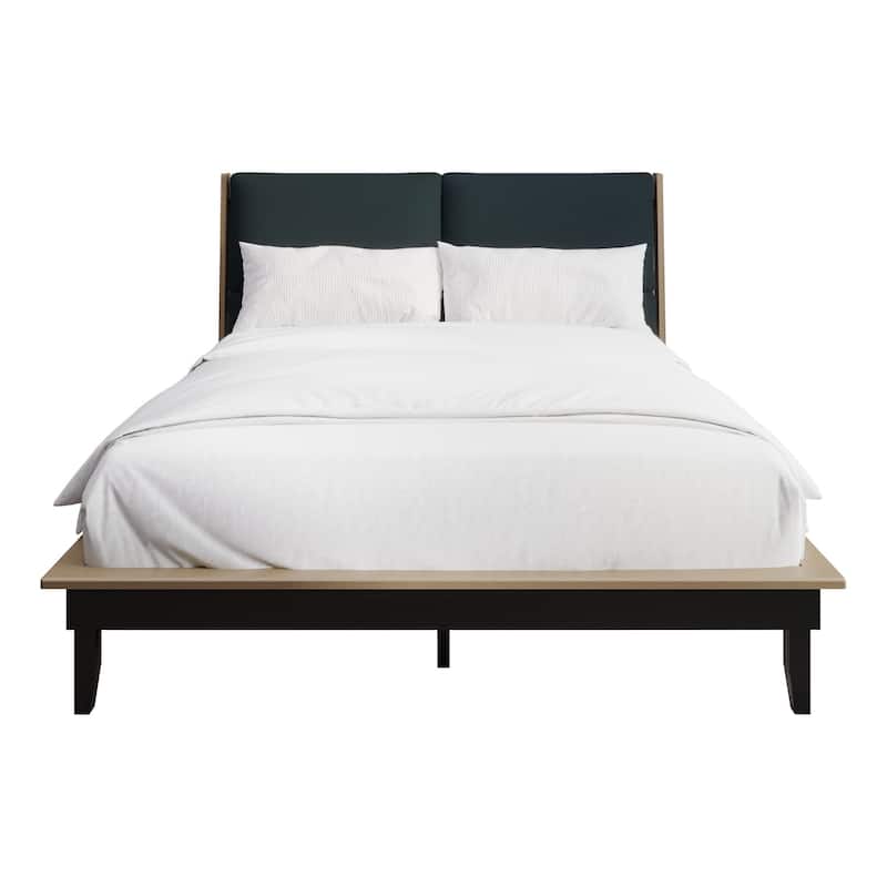 CraftPorch Mid-Century 4-pieces Wooden Bedroom Set