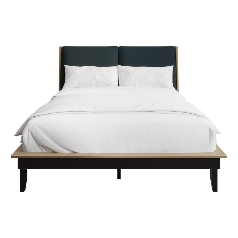 CraftPorch Mid-Century Wooden Platform Bed - Twin